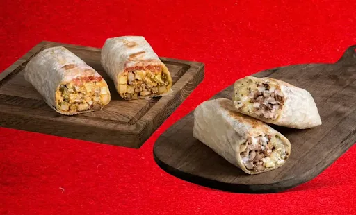 1 Jumbo Mighty Peri Peri Shawarma + 1 Jumbo Cheesey Jalepeno Shawarma