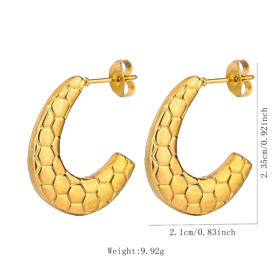 Vrouwen roestvrijstalen oorbellen, Minority Fashion. Duurzame elegantie en stijl. Modieuze sieraden voor vrouwen, perfect voor elke gelegenheid.