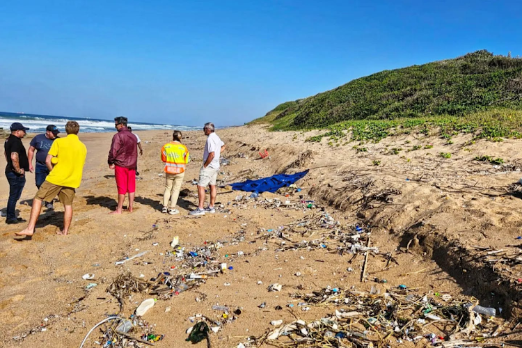 The body of a woman washed up at Cassurina Beach on the KZN north coast.