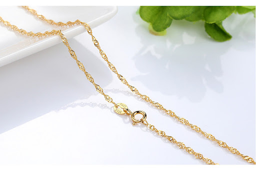 Title 4, 18K Gold Plated Necklace For Women