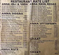 Anna Ka Dosa menu 3