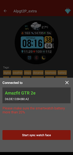 Amazfit GTR 2 - Watch Face screenshot #6