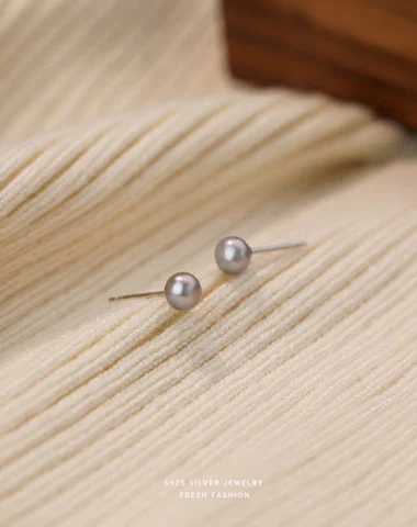 Boucles d'oreilles en argent sterli - 3