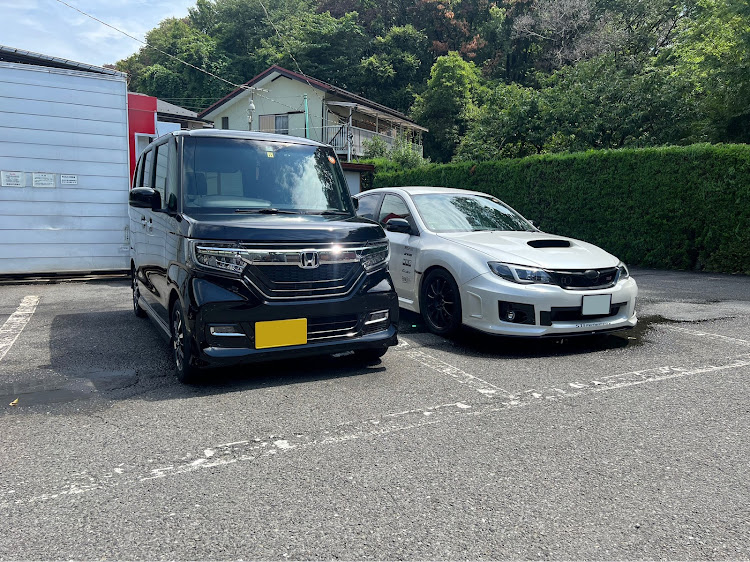 インプレッサ WRX STIのＮBOXカスタム・朝活・洗車・リアウイング・シフトノブ数珠に関するカスタム事例の投稿画像2枚目