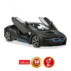 Xe BMW i8 mở cửa bằng điều khiển đen Rastar