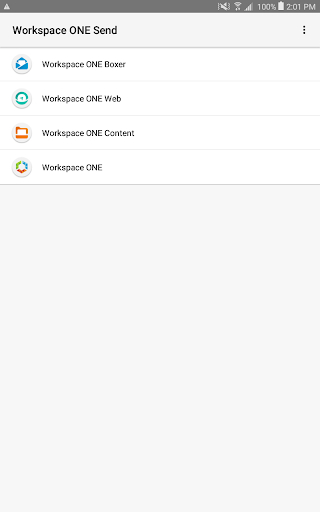 Screenshot Send - Workspace ONE