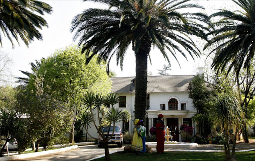 Saxonwold Drive in Saxonwold, Johannesburg, part of the massive Gupta family compound. The row of houses cost more than R52 million, and is in one of Johannesburg's most exclusive suburbs. (Photo by Gallo Images/Sunday Times/Kevin Sutherland)