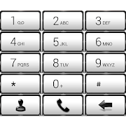 Dialer FrameBlack White Skin