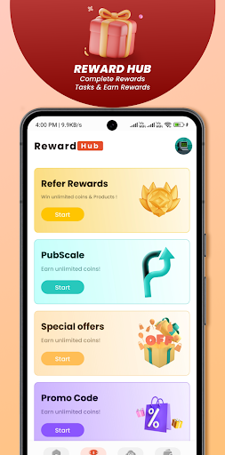 Screenshot RewardHUB