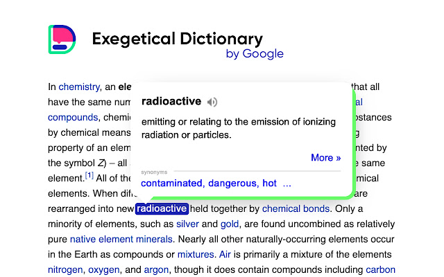 Dictionary All Over With Synonyms