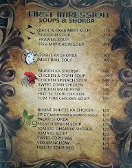 Curry Leaves menu 1