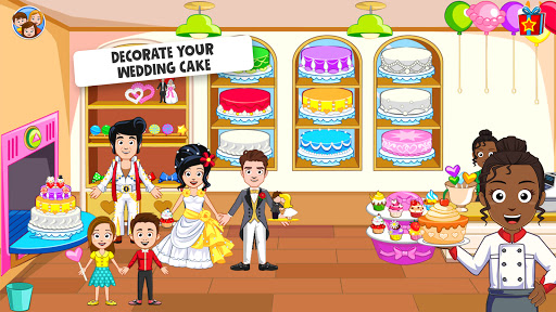 Screenshot My Town: Wedding Day girl game