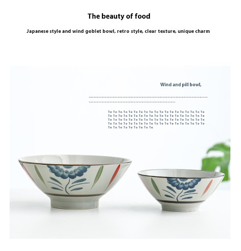 Title 1, Antique Wide Mouth Commercial Ramen Ceramic Rai...