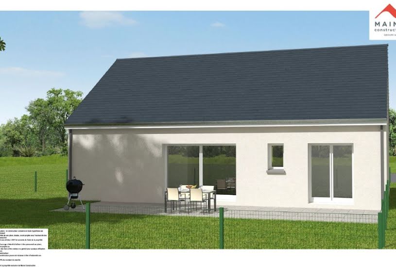  Vente Terrain + Maison - Terrain : 454m² - Maison : 87m² à Sainte-Jamme-sur-Sarthe (72380) 