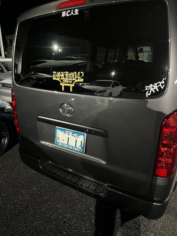 ハイエースバンのKDH201・ハイエース・グラフィティアート・USDM・通勤車に関するカスタム事例の投稿画像5枚目