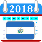 El Salvador 2018 Calendar-Holiday  Icon