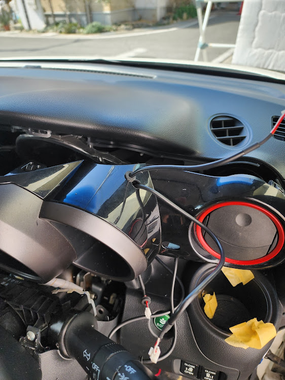 Nボックスカスタムの追加メーター取付・オートゲージ・オートゲージF355・Autogauge F355・AutoGaugeに関するカスタム事例の投稿画像4枚目