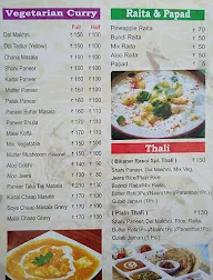 Bikaner Rasoi menu 1