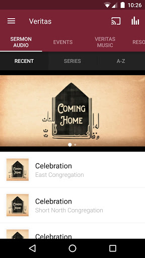Screenshot Veritas Community Church App