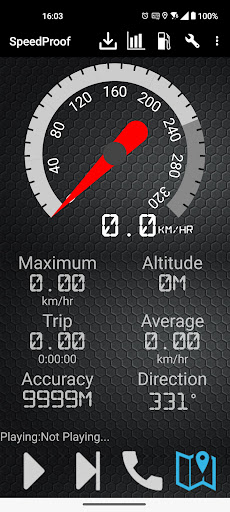 Screenshot SpeedProof - Speedometer