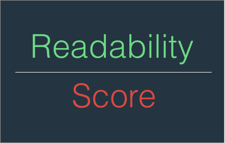 Readability Score Preview image 0