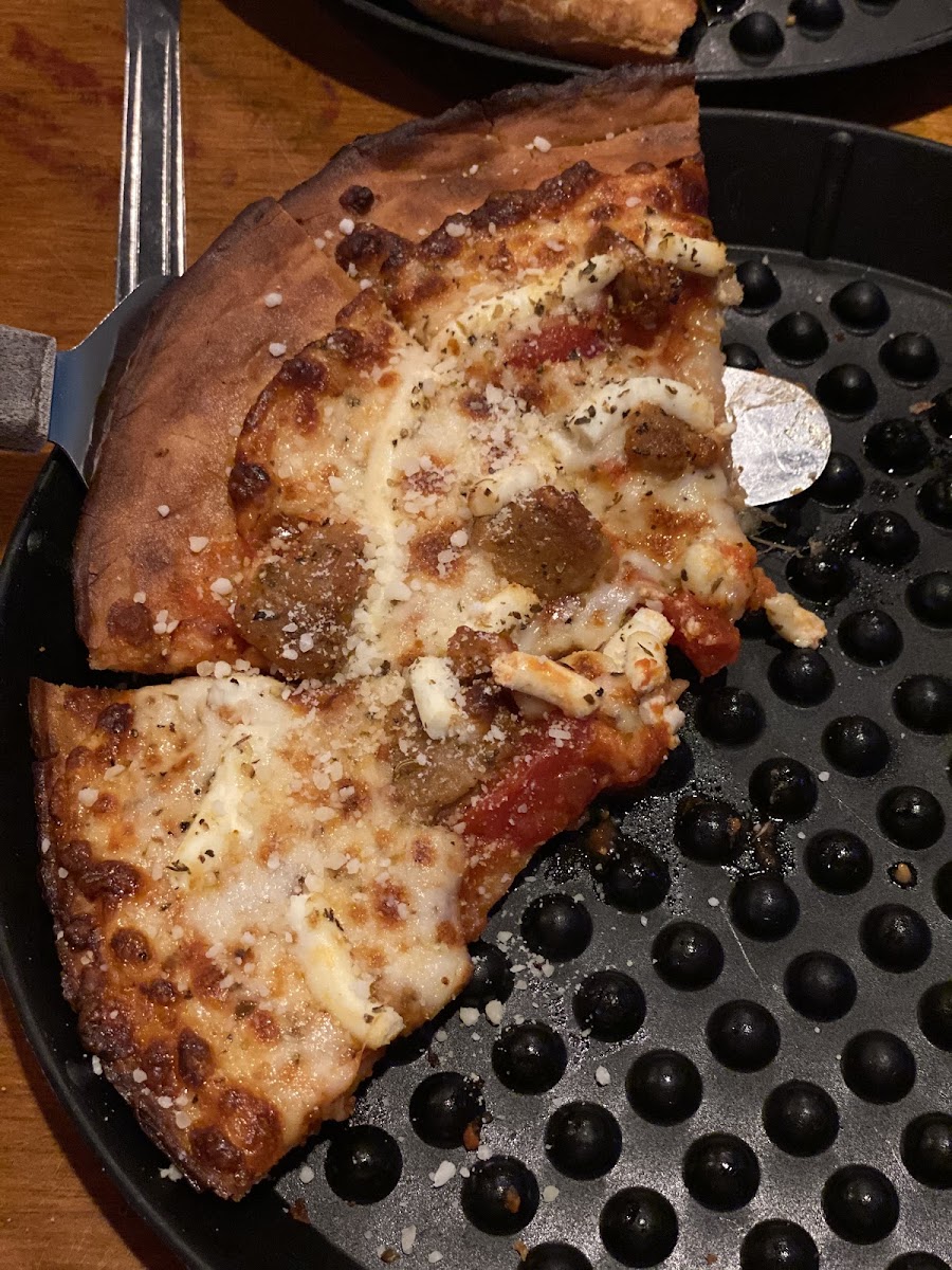 Gluten free lasagna pizza