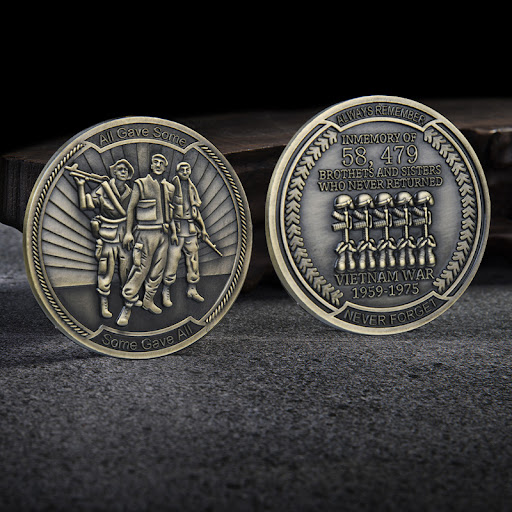 Title 5, Home Fashion Simple Soldier Commemorative Coin ...