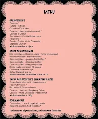 The Black Rosette menu 3