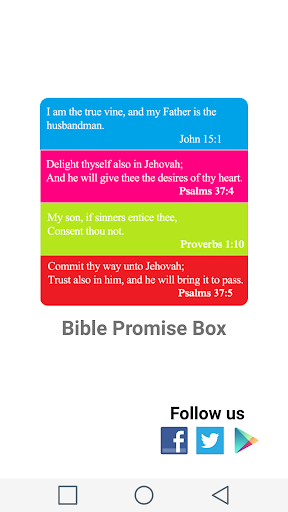 Bible Promise Box