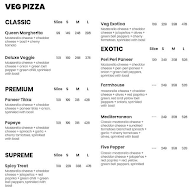Olio - The Wood Fired Pizzeria menu 1