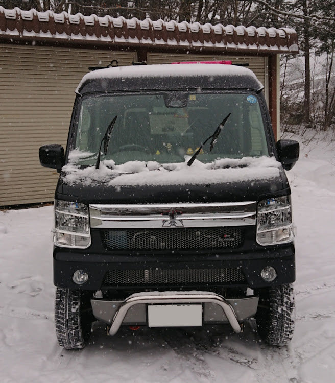 タウンボックスの雪いらない・早く春こないかなに関するカスタム事例の投稿画像1枚目
