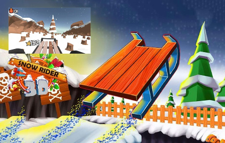 Snow Rider 3d Unblocked small promo image