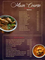 Hotel Mahabaleshwar menu 1