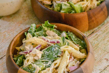 Chicken Caesar Pasta Salad