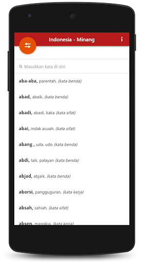 Kamus Bahasa Minang-Indonesia