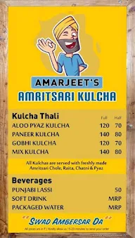 Amarjeet's Amritsari Kulcha menu 1