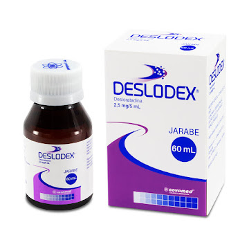 Deslodex Desloratadina 2.5mg/5ml Novamed Jarabe Frasco x 60 ml  