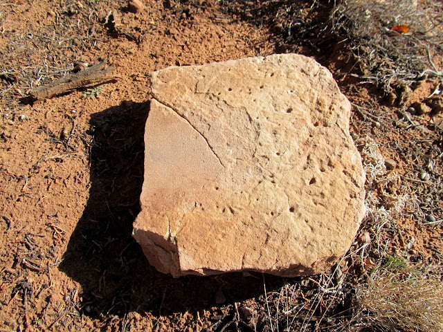 Broken metate