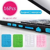 Nắp Silicone Đậy Chống Bụi Bảo Vệ Các Cổng Cắm Thích Hợp Cho Laptop / Macbook