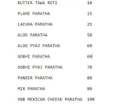 VNB Food Express menu 6