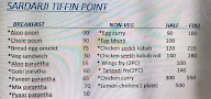 Sardarji Tiffin Point menu 2