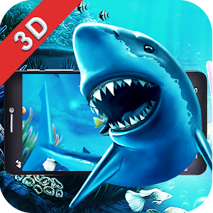 Sea World Shark 3D Theme logo