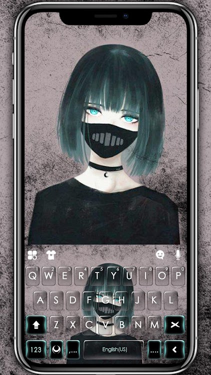 Anime Mask Girl Keyboard Theme Android アプリ Appagg