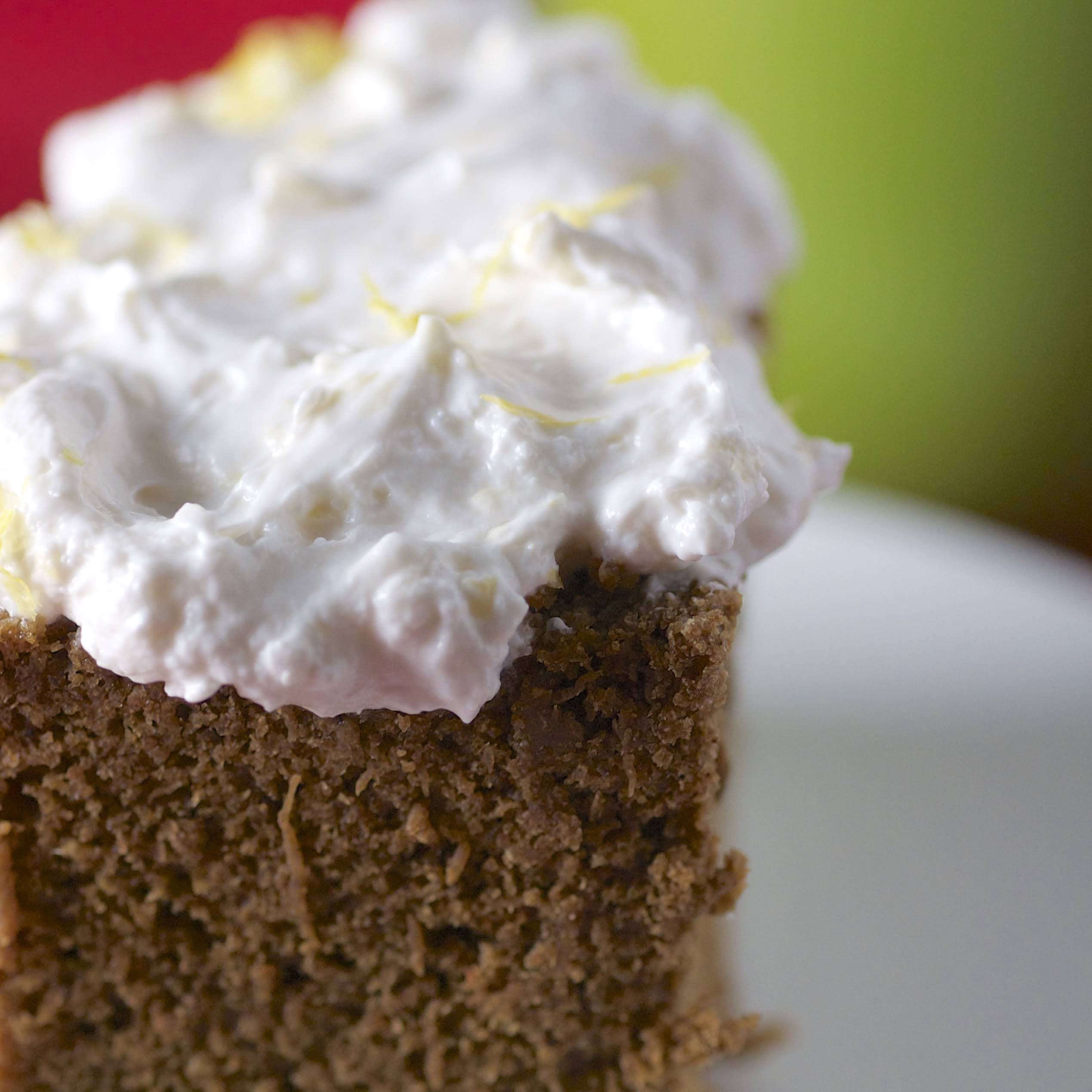 Gingerbread Snack Cakes  like Lemon Whipped Frosting