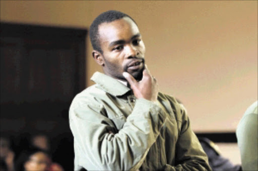 IN THE DOCK: Accused GBeraldt Nyamtumbo. Pic. Bafana Mahlangu. 20/05/2010. © Sowetan.