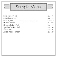 The Bengal Club menu 2