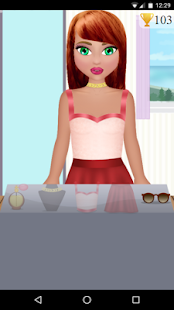 Vlasové nehty a make-up - náhled