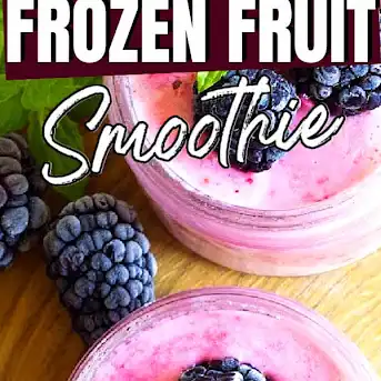 Frozen Fruit Smoothie - Dinner at the Zoo