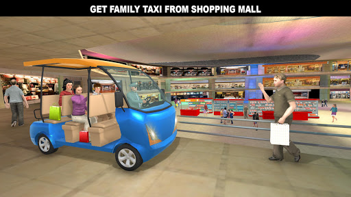 Shopping Mall Rush Taxi: City Driver Simulator