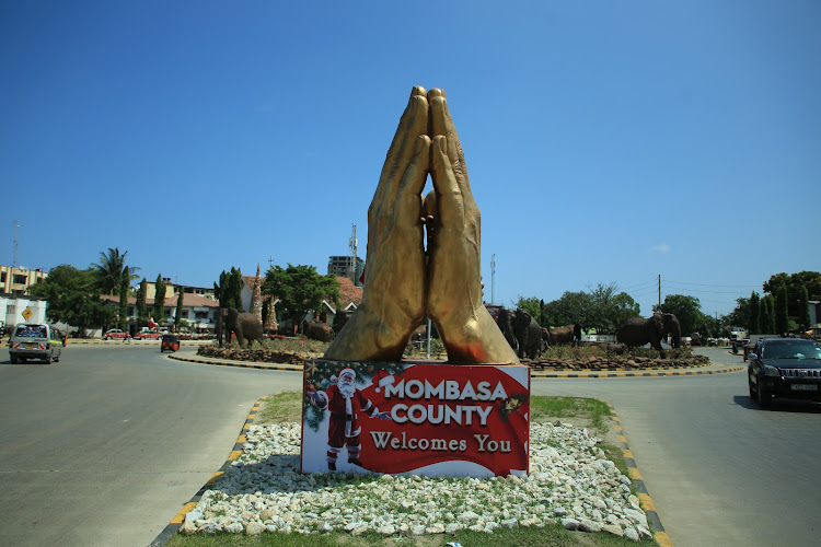 The Makupa roundabout in Mombasa.